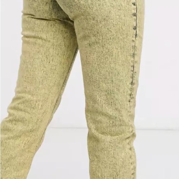 Lemon acid washed jeans never worn from ASOS - Picture 5 of 7